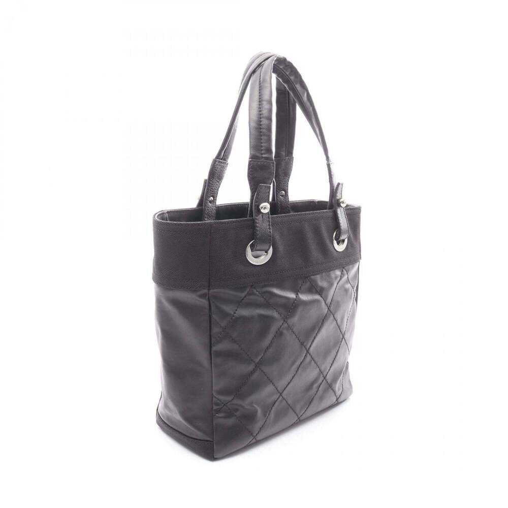 CHANEL Black Leather Tote Bag - Picture 2 of 10